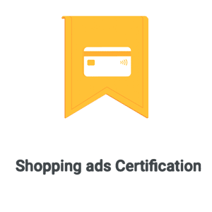 google ads shopping certification