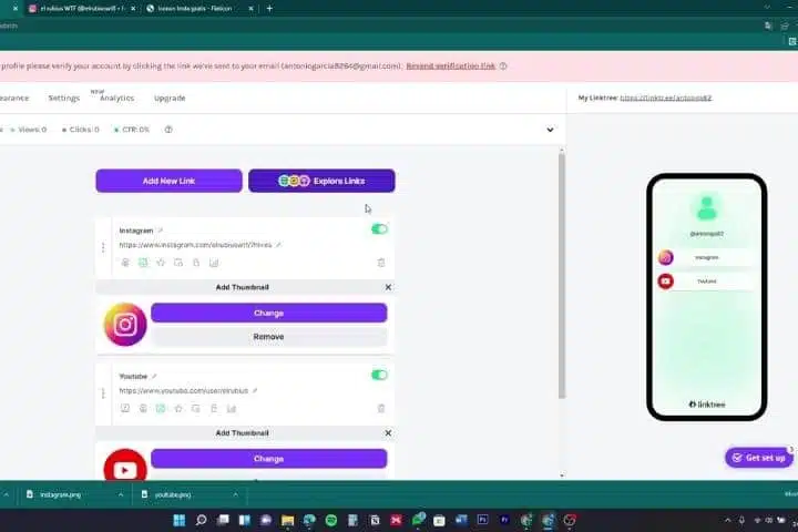 como usar linktree