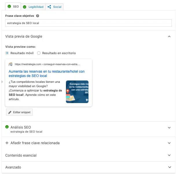 cómo usar Yoast seo para posicionar WordPress