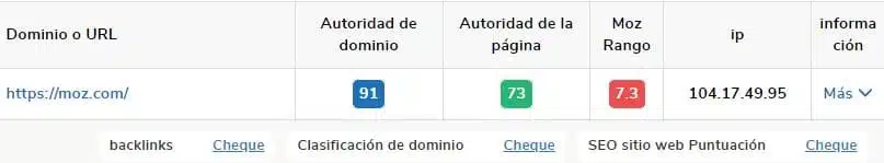 herramientas ver autoridad de dominio