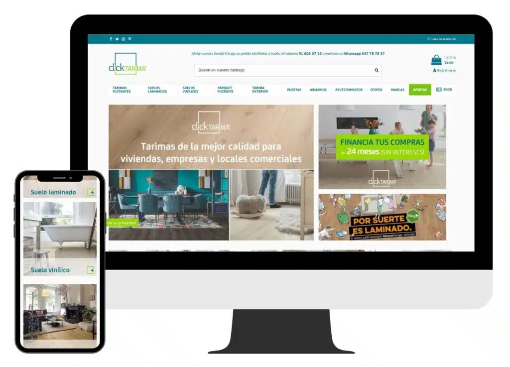 Proyecto Ecommerce Prestashop Click Tarima