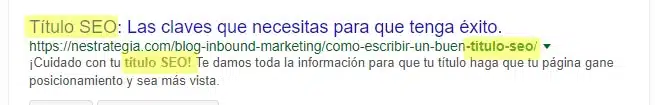 títutlo seo keywords