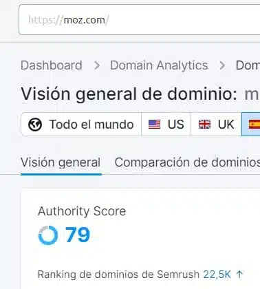 ver domain authority